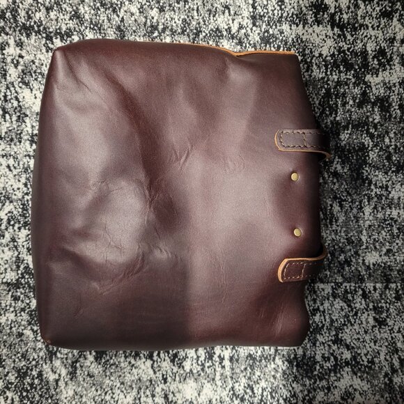 Portland Leather Mini Crossbody Tote in Grizzly (C-Sale) - Picture 4 of 5